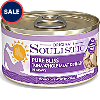 Soulistic Originals Pure Bliss Tuna Whole Meat Dinner in Gravy Wet Cat Food