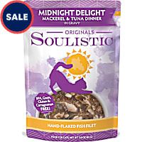 Soulistic Originals Midnight Delight Mackerel & Tuna Dinner in Gravy Wet Cat Food