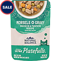 Natural Balance Platefulls Chicken & Pumpkin Formula in Gravy Adult Wet Cat Food