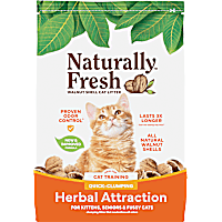 Naturally Fresh Herbal Attraction Quick-Clumping Natural Walnut Cat Litter