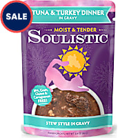 Soulistic Moist & Tender Tuna & Turkey Dinner in Gravy Wet Cat Food