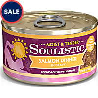 Soulistic Moist & Tender Salmon Dinner in Gravy Wet Cat Food