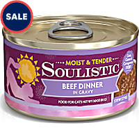 Soulistic Moist & Tender Beef Dinner in Gravy Wet Cat Food