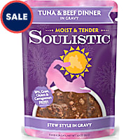 Soulistic Moist & Tender Tuna & Beef Dinner in Gravy Wet Cat Food