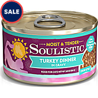 Soulistic Moist & Tender Turkey Dinner in Gravy Wet Cat Food