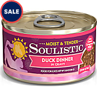 Soulistic Moist & Tender Duck Dinner in Gravy Wet Cat Food