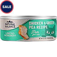 Natural Balance Limited Ingredient Adult Grain-Free Wet Canned Cat Food Chicken & Green Pea Recipe