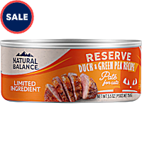 Natural Balance Limited Ingredient Adult Grain-Free Wet Canned Cat Food Duck & Green Pea Recipe