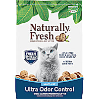 Naturally Fresh Ultra Odor Control Quick-Clumping Natural Multi-Cat Walnut Cat Litter