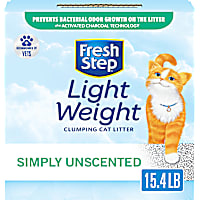 Fresh Step Simply Unscented Light Weight Clumping Cat Litter