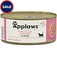 Applaws Natural Tuna Fillet with Shrimp in Broth Wet Cat Food