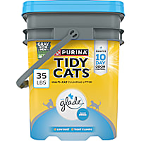 Purina Tidy Cats Clumping Odor Control Low Dust Scented Glade Clear Springs Multi Cat Litter