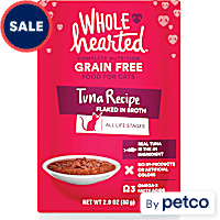 WholeHearted Grain Free Tuna Recipe Flaked in Broth Wet Cat Food