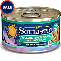 Soulistic Pate Chicken & Turkey Dinner in a Hydrating Puree Wet Cat Food