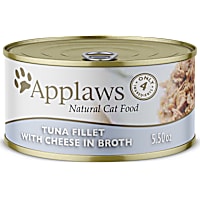 Applaws Natural Tuna Fillet with Cheese in Broth Wet Cat Food