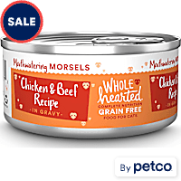 WholeHearted All Life Stages Grain Free Chicken & Beef Recipe Morsels in Gravy Wet Cat Food