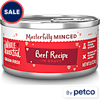WholeHearted All Life Stages Grain-Free Beef Recipe Minced in Gravy Wet Cat Food