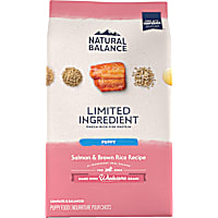 Natural Balance Limited Ingredient Puppy Dry Dog Food with Healthy Grains Salmon & Brown Rice Recipe