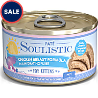 Soulistic Pate Kitten Chicken Breast Formula in a Hydrating Puree Wet Cat Food