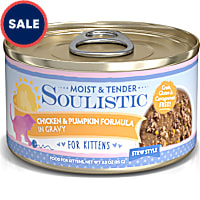 Soulistic Moist & Tender Kitten Chicken & Pumpkin Formula in Gravy Wet Cat Food