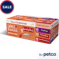 WholeHearted Adult Grain-Free Farm Favorites Minced in Gravy Wet Cat Food Variety Pack