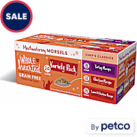 WholeHearted All Life Stages Grain-Free Chef's Classics Morsels in Gravy Wet Cat Food Variety Pack