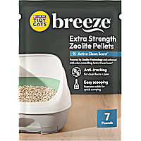 Purina Tidy Cats Breeze Enhanced Active Clean Scent, Multi Cat, Scented Zeolite Pellet Cat Litter Refill