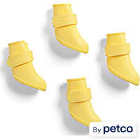 YOULY The Nature Lover Yellow Waterproof Silicone Dog Boots