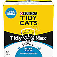 Tidy Cats Clumping LightWeight Max Instant Action Formula Multi Cat Litter