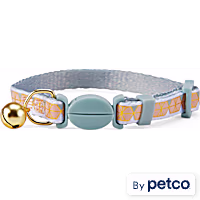 YOULY Pink/Grey Geo Kitten Collar