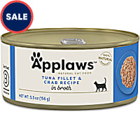 Applaws Natural Tuna Fillet with Crab Can in Broth Wet Cat Food