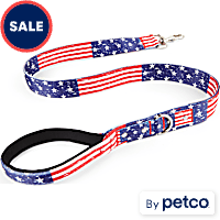 YOULY Big Dog American Flag Print Dog Leash