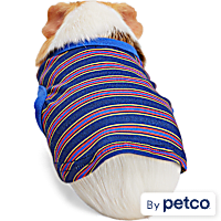 YOULY Navy Stripe Small Animal Dog Tee