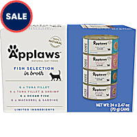 Applaws Limited Ingredient Fish Variety Pack in Broth Canned Cat Food