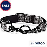 YOULY Black Martingale Dog Collar