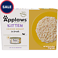 Applaws Limited Ingredient Chicken Breast Broth Natural Canned Wet Kitten Food Multipack