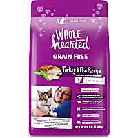 WholeHearted Grain Free Turkey Formula Dry Cat Food