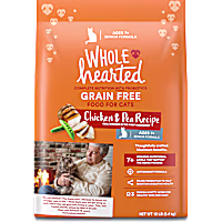 WholeHearted Grain Free Senior Chicken Recipe Dry Cat Food