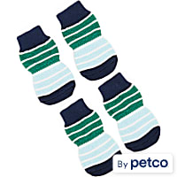 YOULY Green Striped Socks for Pets