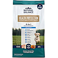 Natural Balance Health Protection Whole Body Health Easy on Digestion Chicken, Brown Rice & Pumpkin Puppy Dry Dog Food