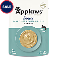 Applaws Natural Senior Tuna Fillet & Pumpkin Recipe Mousse Wet Cat Food
