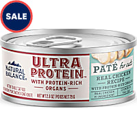 Natural Balance Ultra Protein Real Chicken Recipe with Protein-Rich Organs Pate Wet Cat Food