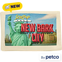 YOULY New Bark City Travel Postcard Plush Dog Toy