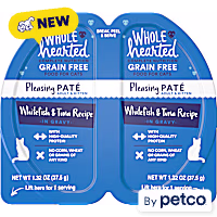 WholeHearted Grain-Free Whitefish & Tuna Recipe in Gravy PateCat Food Split Cups