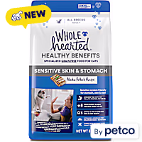 WholeHearted Sensitive Skin and Stomach Alaskan Pollock Recipe Grain-Free Dry Cat Food