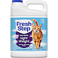 Fresh Step Odor Shield Light Weight Multi Cat Clumping Litter with Febreze Freshness