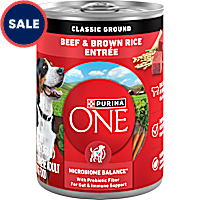 Purina ONE Classic Ground Beef & Brown Rice Entree Adult Wet Dog Food