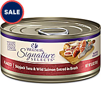 Wellness CORE Signature Selects Natural Grain Free Flaked Skipjack Tuna & Salmon Wet Cat Food