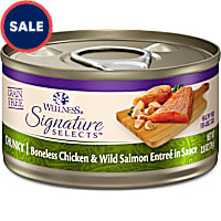 Wellness CORE Signature Selects Natural Grain Free Chunky Chicken & Salmon Wet Cat Food