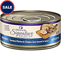 Wellness CORE Signature Selects Natural Grain Free Shredded Chicken & Chicken Liver Wet Cat Food